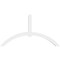 Ekena Millwork Archdale Architectural Grade PVC Gable Bracket, 72"W x 39"H x 4"D x 4"F, 13/12 Pitch GBP072X39X0404ARC00 - alternate 4